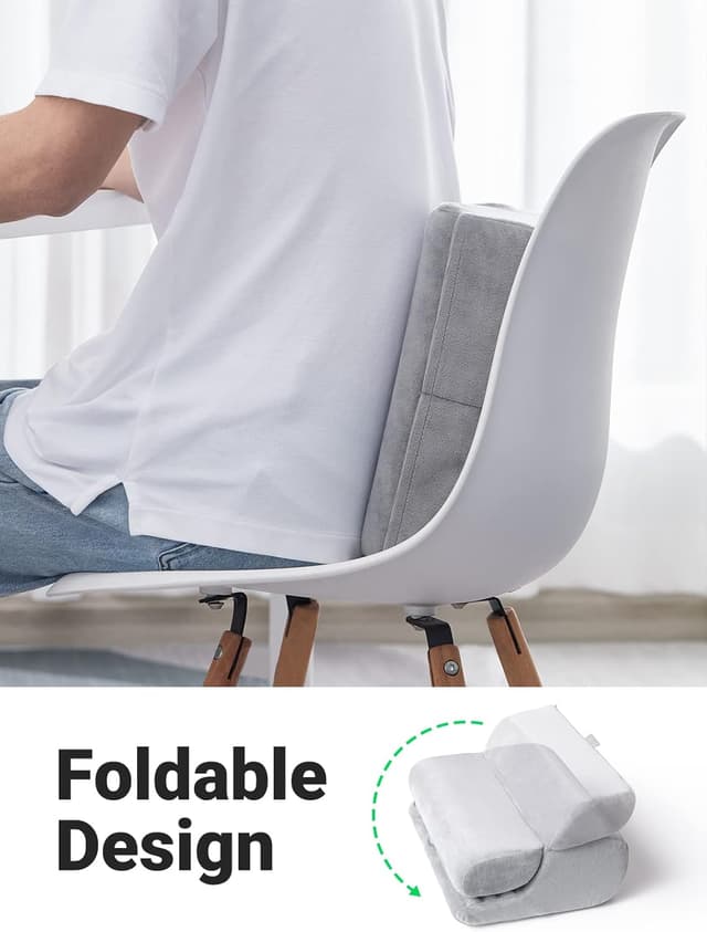 Detalle 2 de UGREEN Soft iPad Cushion Tablet Pillow Stand (Gray) with 3-Stage Viewing Angles