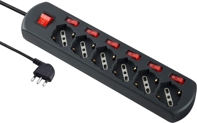 Detalle 2 de Electraline 62058 multipresa 4 posti