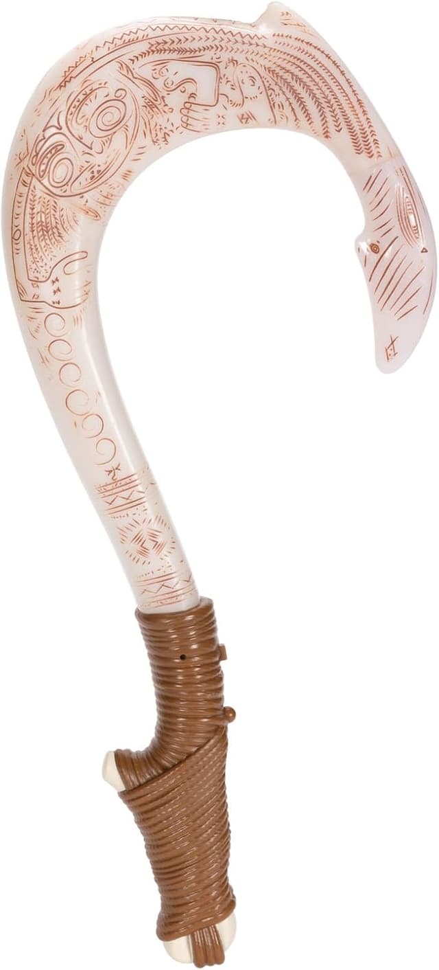 Detalle 2 de Disney Moana 2 Maui Magical Fish Hook di Jakks Pacific – gioco di ruolo con licenza ufficiale