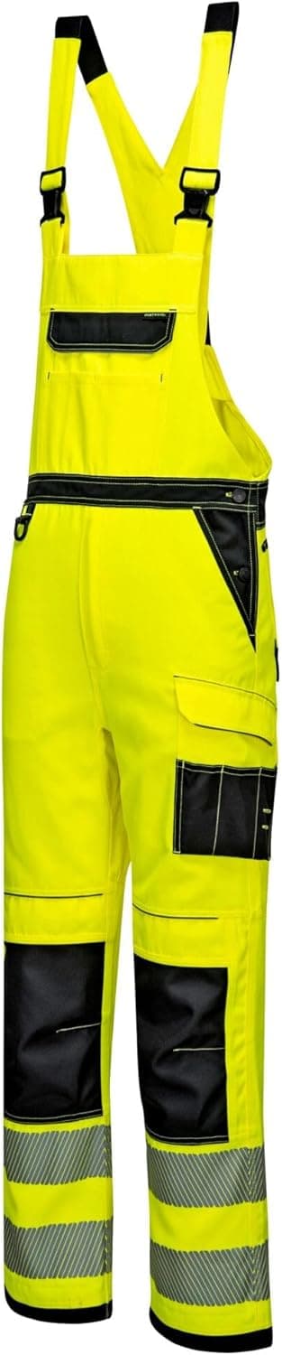 Detalle de Portwest Tuta da lavoro uomo ad alta visibilità (confezione da 10) bavaglino PW3