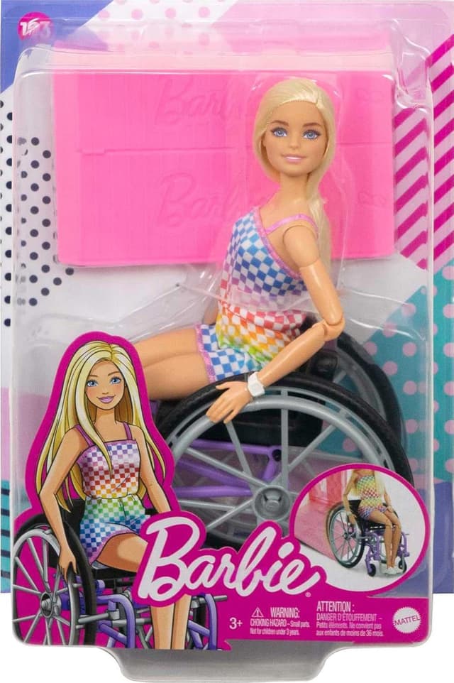 Detalle 2 de Barbie Fashionista-Puppe HJT13 im Rollstuhl