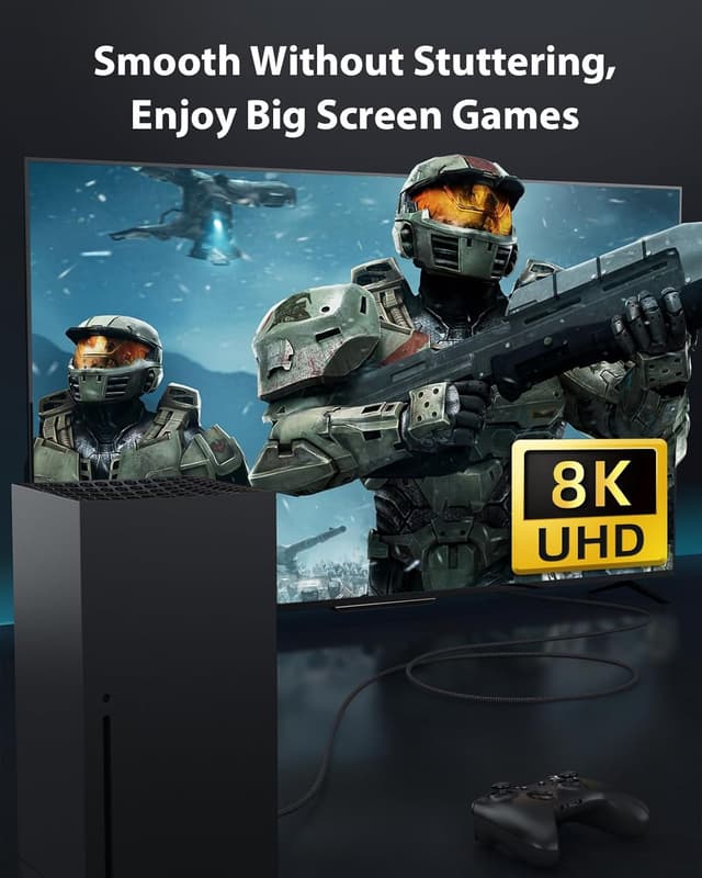 Detalle 1 de Stouchi HDMI 8K Cable 2.5m for 8K60