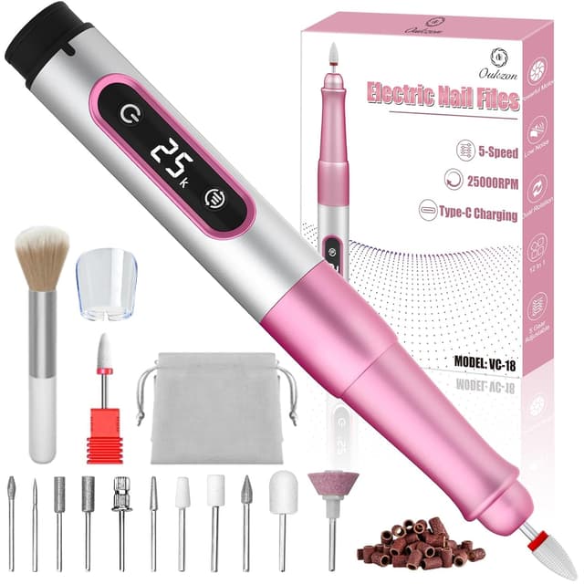 Detalle de Oukzon Nagelfräser Kabellos 25000 U/Min 💅