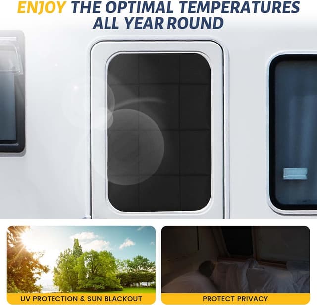 Thumbnail 2 de funomo RV Door Window Shade 25x16