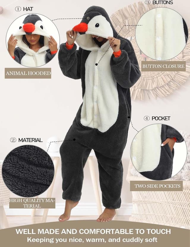 Thumbnail 3 de chuangminghangqi Einteiler Schlafanzug Damen 1️⃣