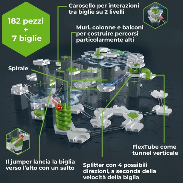 Detalle 2 de Ravensburger GraviTrax PRO ThemeSet: pista per biglie con 190 pezzi