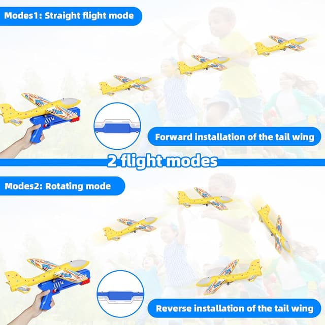 Detalle de Doloowee Airplane launcher toy with 3 planes