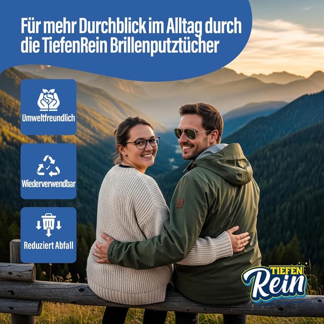 Thumbnail 6 de TiefenRein Brillenputztücher 20x20 cm