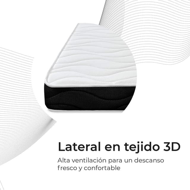 Thumbnail 5 de Somnia Descanso colchón Versalles viscoelástico 105x190