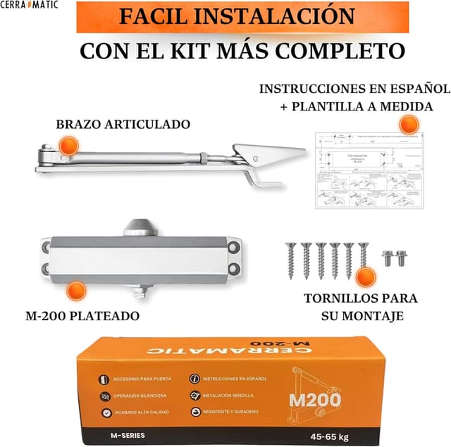 Detalle 2 de CERRAMATIC M-200 Cierrapuertas automático