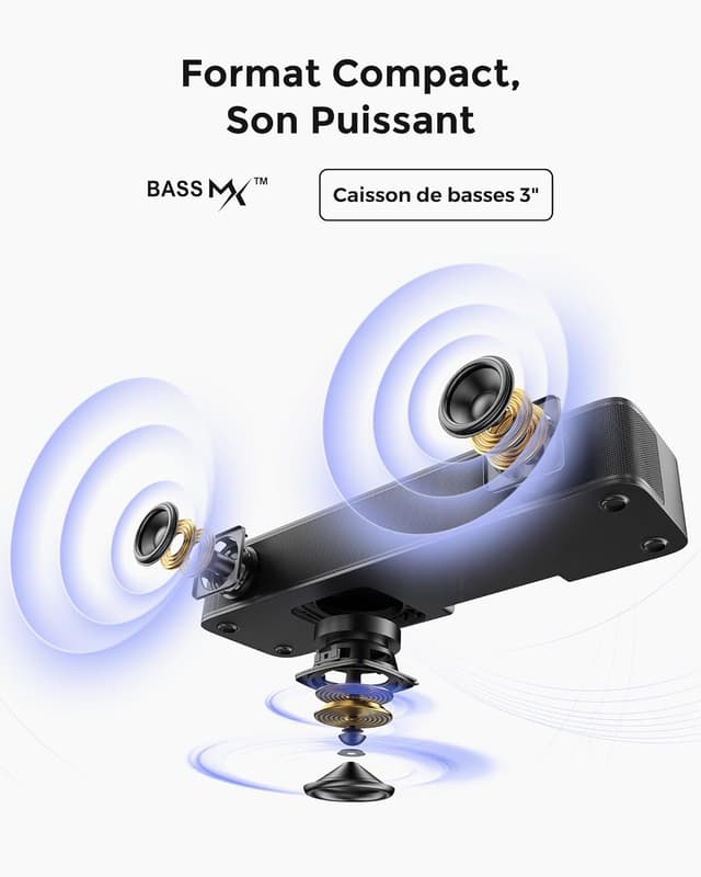 Detalle de ULTIMEA Poseidon M20 Pro Barre de Son 132W