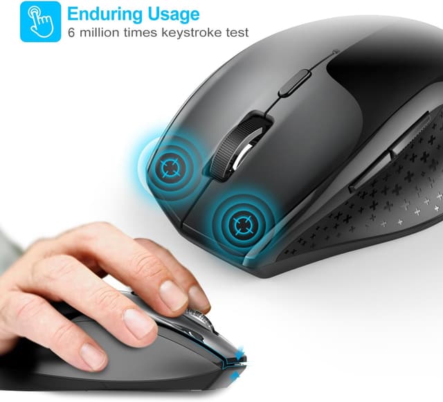 Thumbnail 3 de TECKNET Silent Maus Kabellose 4800 DPI