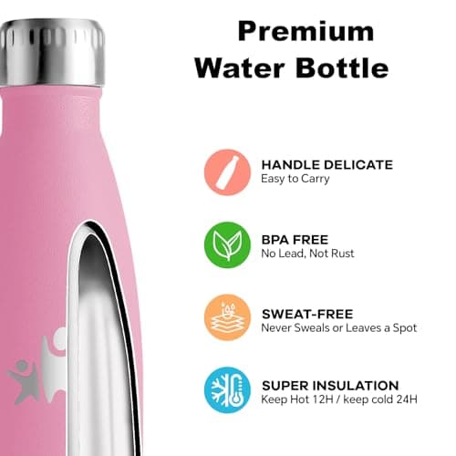 Thumbnail 1 de Botella Acero Inoxidable 500 ml, térmica y sin BPA 🥤