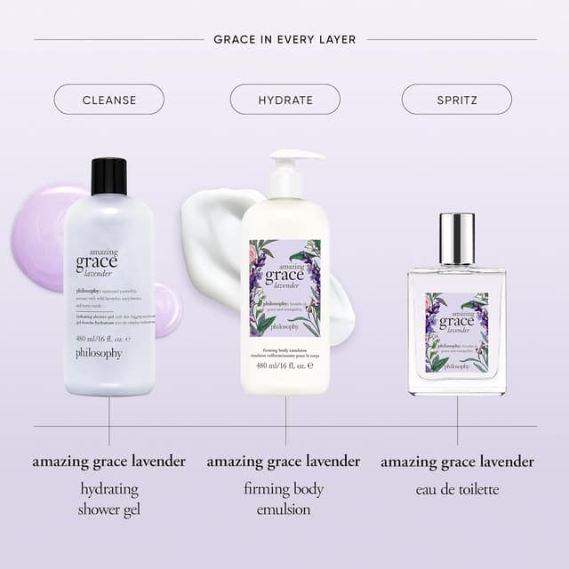 Thumbnail 3 de Amazing Grace Lavender Shower Gel 16 fl oz