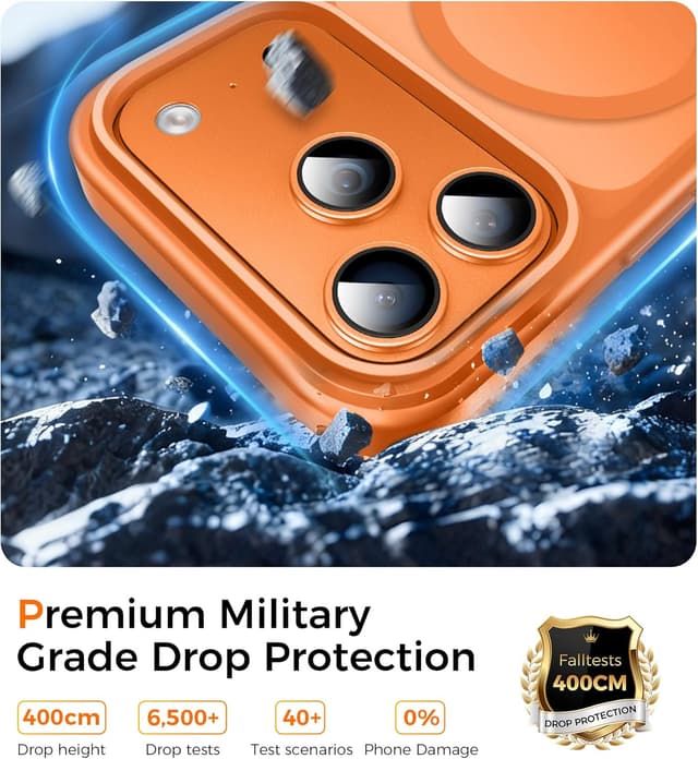 Detalle de Guisessy iPhone 17 Pro, coque 3 en 1