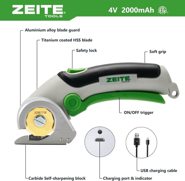 Thumbnail 1 de ZEITE 4V Electric Cardboard Cutter 1/4"
