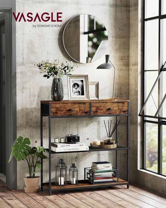 Thumbnail 1 de VASAGLE LNT092K01 console étroite 24×76×80 cm