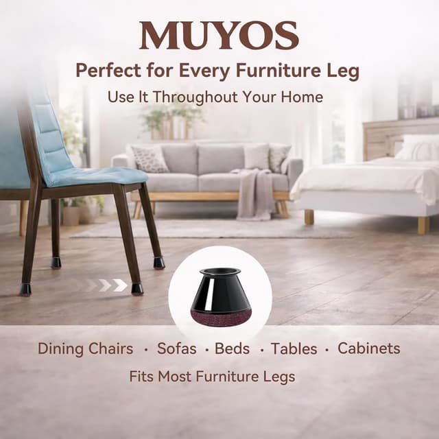 Thumbnail 5 de MUYOS 32pcs Chair Leg Protectors Fit 14mm