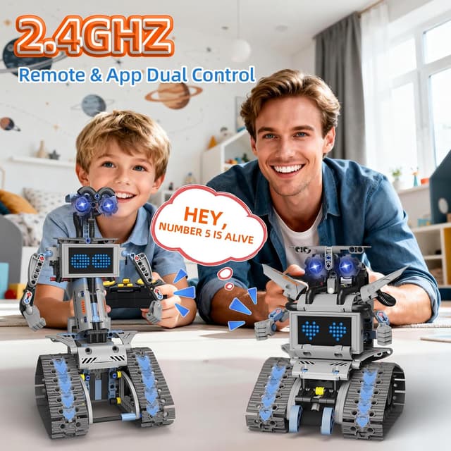 Detalle de Johnny 5 5 in 1 Robot Set for STEM