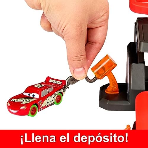 Thumbnail 7 de Mattel Disney Pixar Cars Pista Nocturna Brillante con 2 Coches 🌙