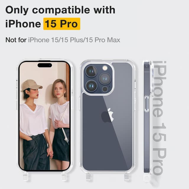 Detalle 2 de GOODVISH Handykette iPhone 15 Pro 6,1 Zoll