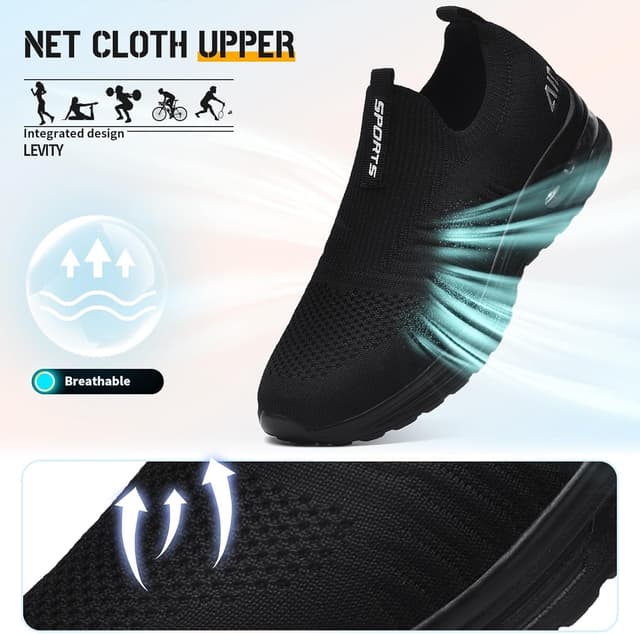 Detalle 2 de Slip on femme respirant, basket mode