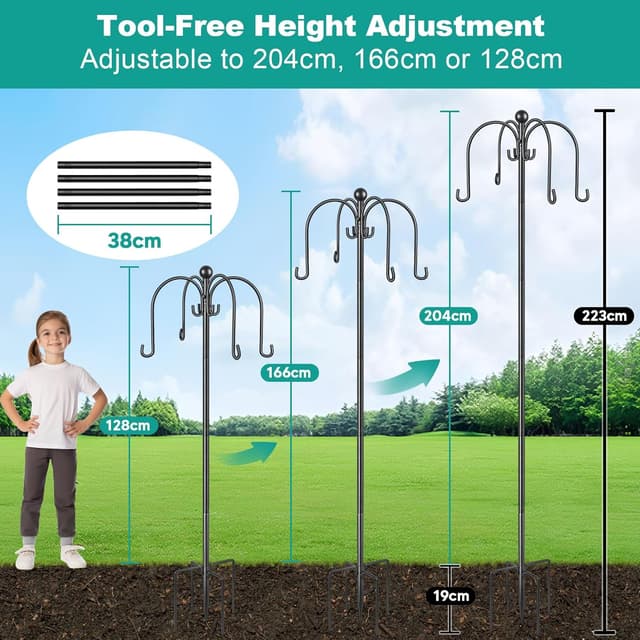 Detalle 2 de Bird Feeder Pole 223cm