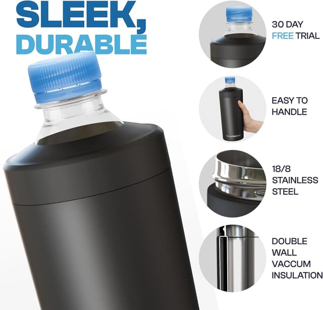 Detalle 2 de Frost Buddy Universal Buddy XL Can Cooler (Burnt Titanium) for 12–24 oz Cans & Bottles