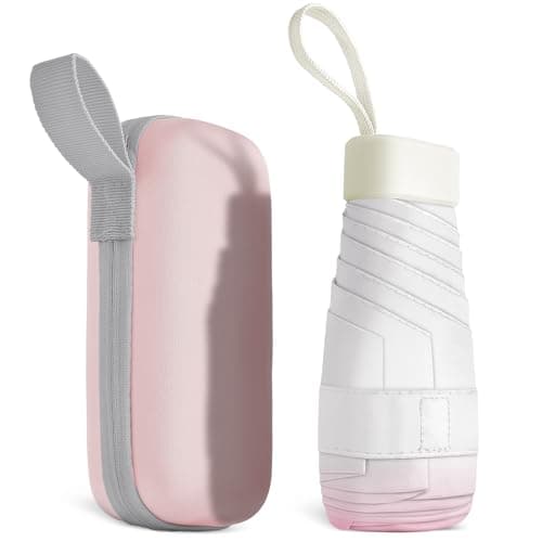 Detalle de Aolso mini paraguas rosa 95% UV