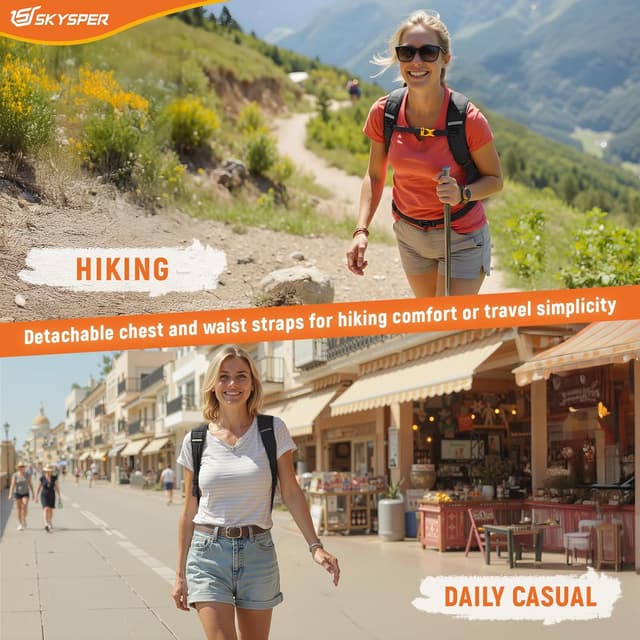 Detalle 2 de SKYSPER Wanderrucksack 15L Leicht