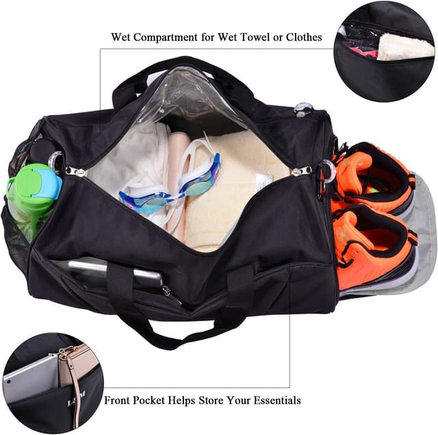 Detalle de Gym Bag with Shoes Compartment 1 Pack