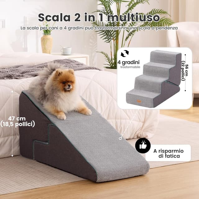 Detalle de Gardner Pet scala 2 in 1 4 gradini
