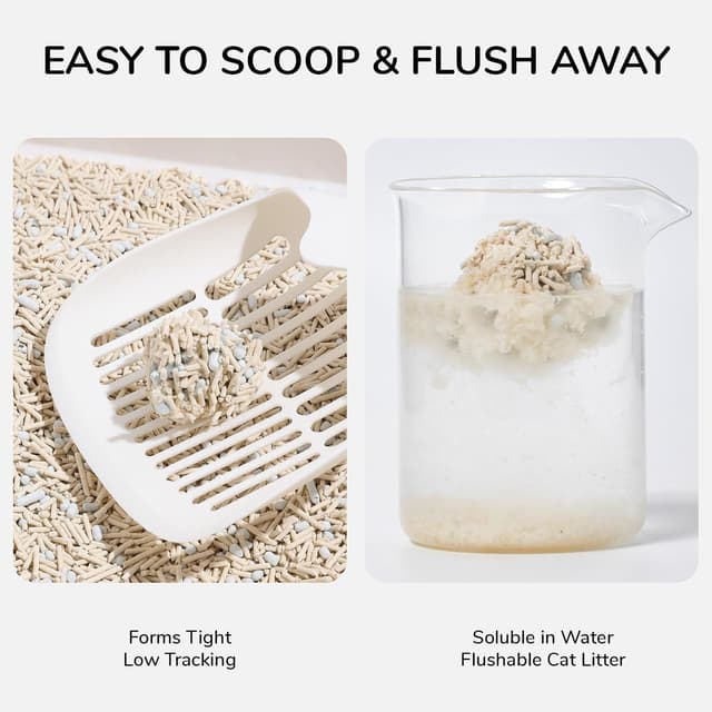 Detalle 1 de FUKUMARU Tofu Cat Litter 10.8 kg clumping cats' litter 🐱