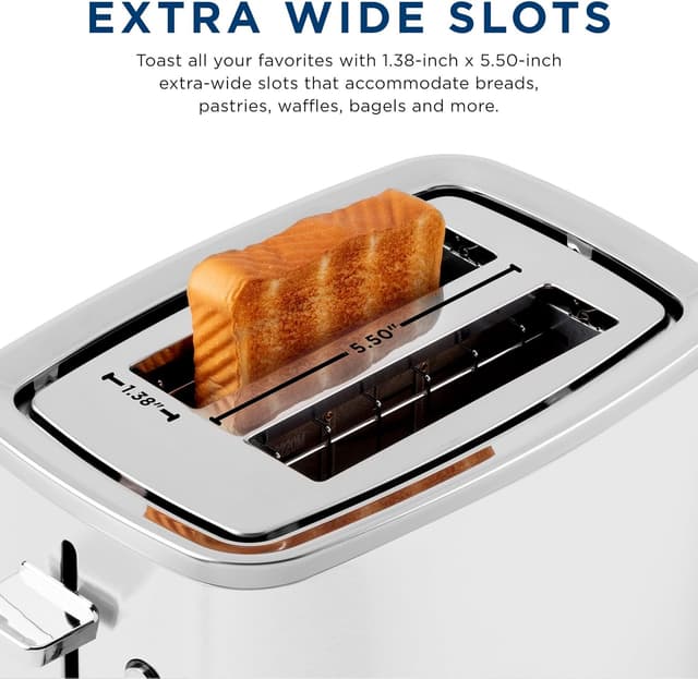 Thumbnail 2 de GE 2-Slice Toaster with Extra Wide Slots