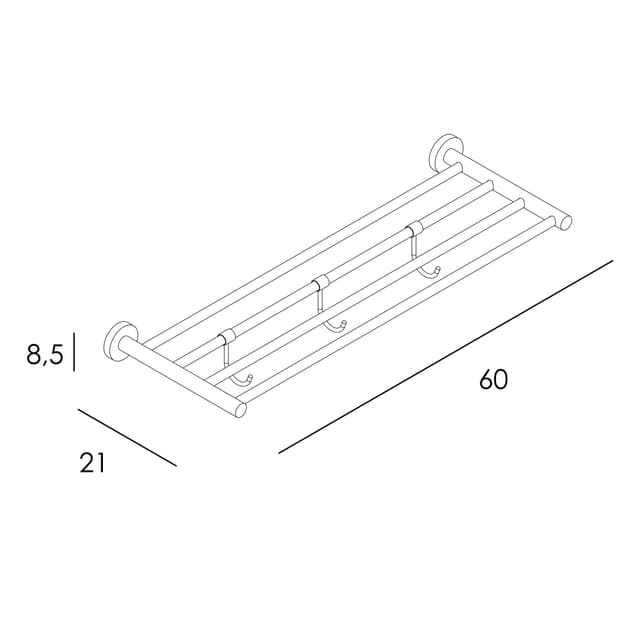 Thumbnail 1 de Manillons Torrent Repisa con perchas Neo — Colección