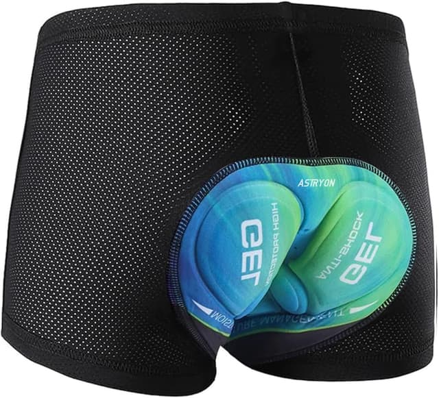Detalle de ASTRYON Men’s 5D Padded MTB Cycling Shorts Liner Undershorts