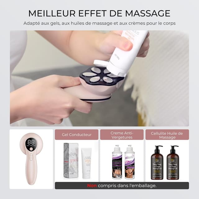 Thumbnail 6 de Oranmagic Masseur Anti‑Cellulite 4 têtes 💆