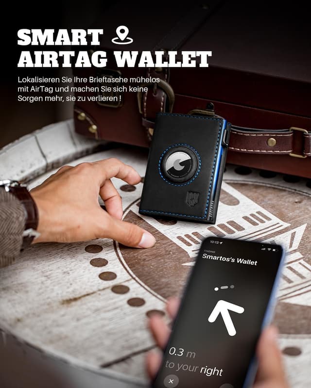 Thumbnail 6 de DODENSHA MagSnap Airtag Wallet, 10×6×2 cm