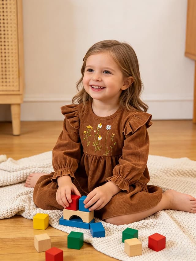 Thumbnail 2 de JiAmy Toddler Girls Dress 2-7 Years