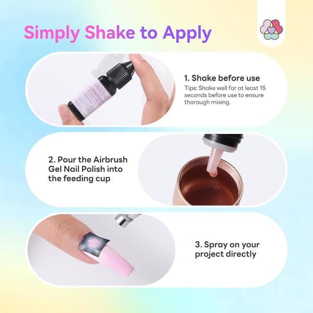 Thumbnail 6 de SAVILAND Airbrush Gel Nail Polish 15ML ๐