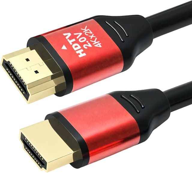 Detalle de 4K HDMI to HDMI Cable 1.5M (HDMI 2.0, 4K 60Hz, 18Gbps) – Ethernet Ready, High Speed Cord