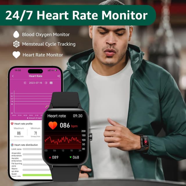 Thumbnail 3 de ASWEE Smart Watch with Calls and Health Tracking