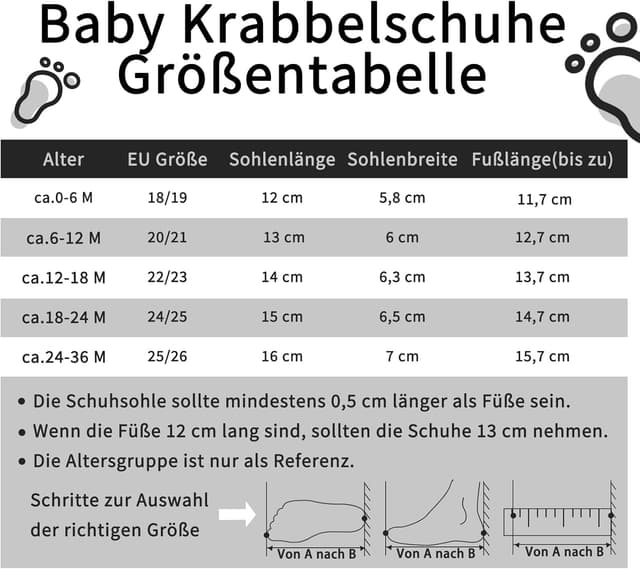 Thumbnail 6 de YALION Krabbelschuh & Lauflernschuh aus weichem Leder – weiß (EU 22/23, L) mit Mokassins