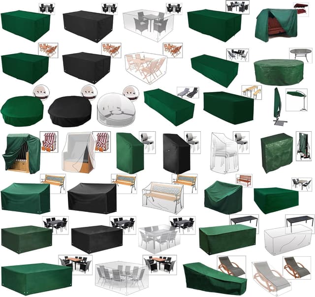 Detalle 1 de WOLTU Copertura sedie da esterno 140/175 cm