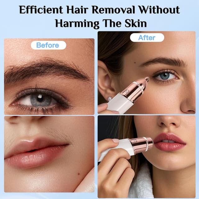 Thumbnail 2 de EDIMENS 2-in-1 Facial Hair Remover for Face & Brows peach fuzz trimming 🍑