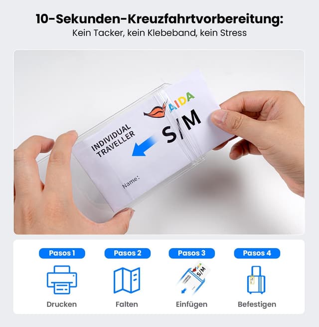 Thumbnail 2 de Honizer Kofferanhänger Kreuzfahrt-Set 6 Stück 19×11 cm