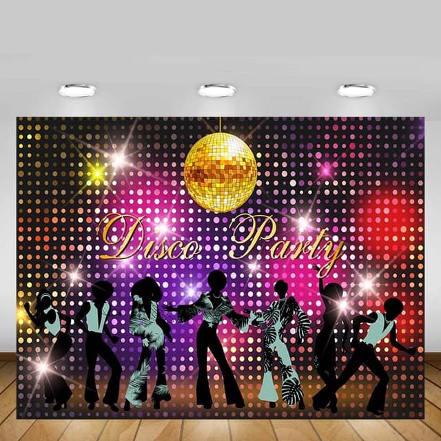 Thumbnail 3 de MEHOFOND 7x5ft Disco Party Backdrop