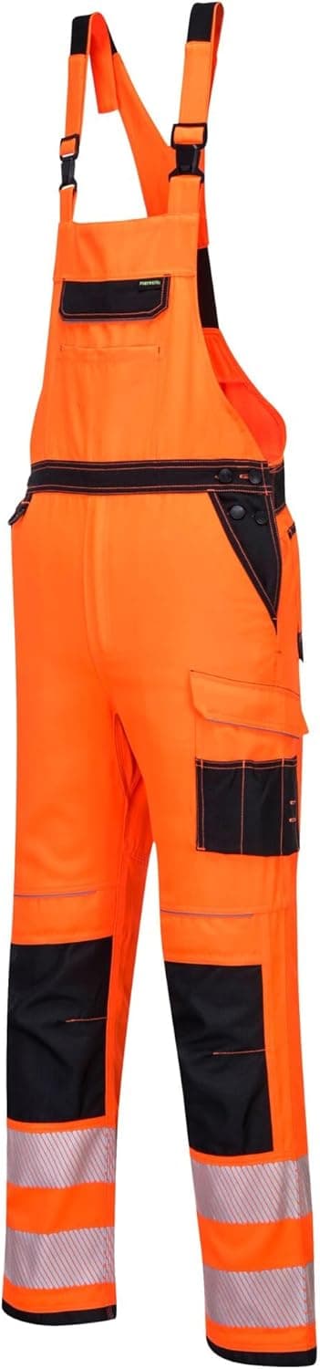 Detalle de Portwest Tuta da lavoro uomo ad alta visibilità (confezione da 10) bavaglino PW3