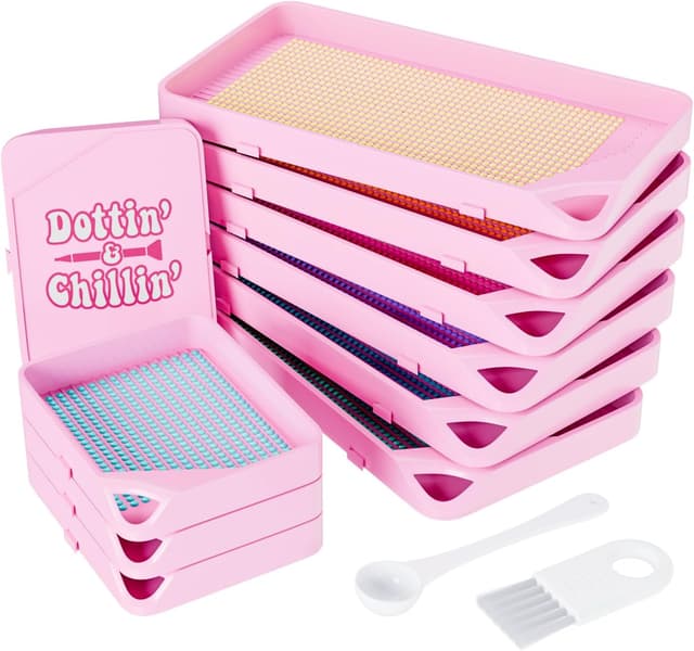 Detalle de ARTDOT diamond art tray kit, 10 piece