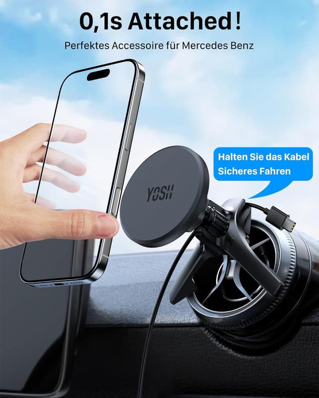 Thumbnail 5 de YOSH Handyhalterung Auto MagSafe 2,0 kg